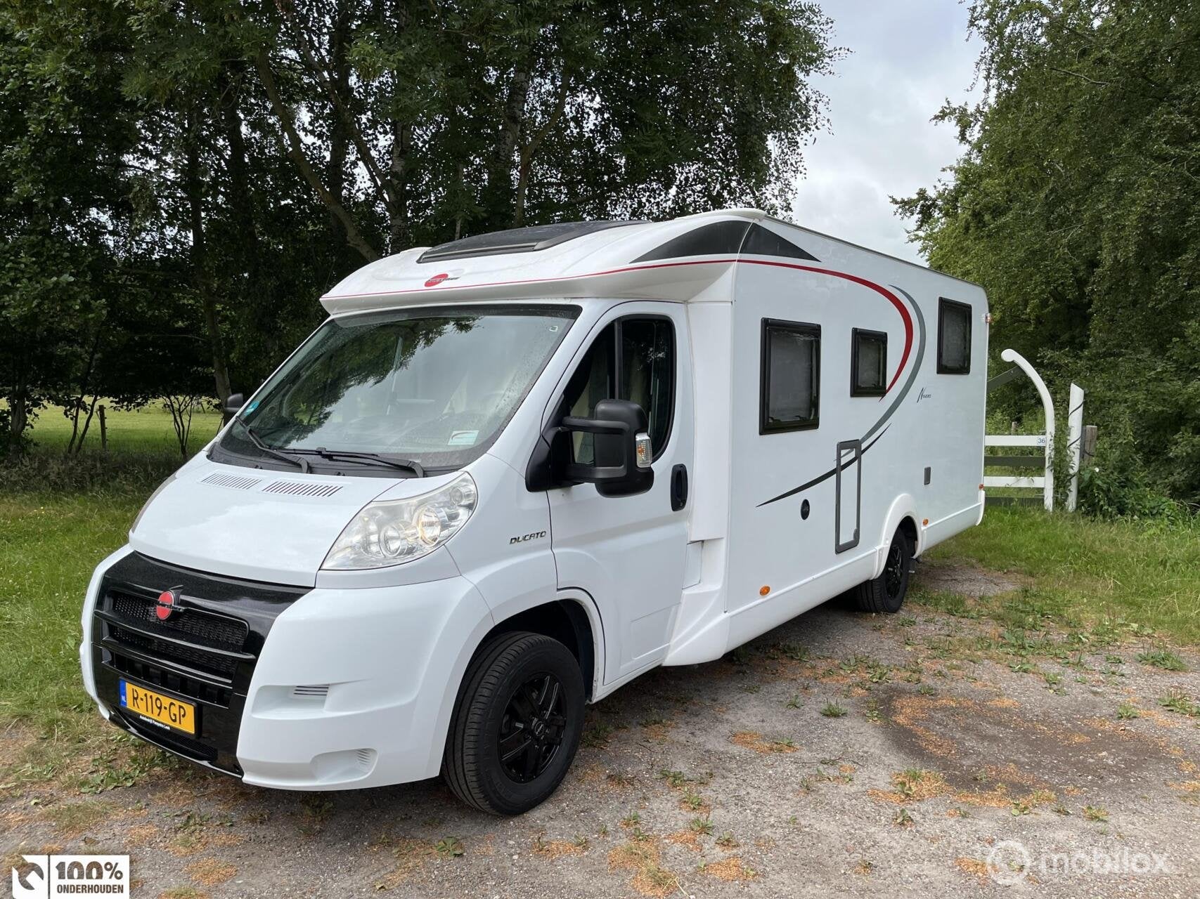 Burstner Nexxo T728 Lengte bedden/Airco/Zonnepan/51.000 KM, Bürstner GmbH & Co. KG, Info@buerstner.com, 7 tot 8 meter, Bedrijf