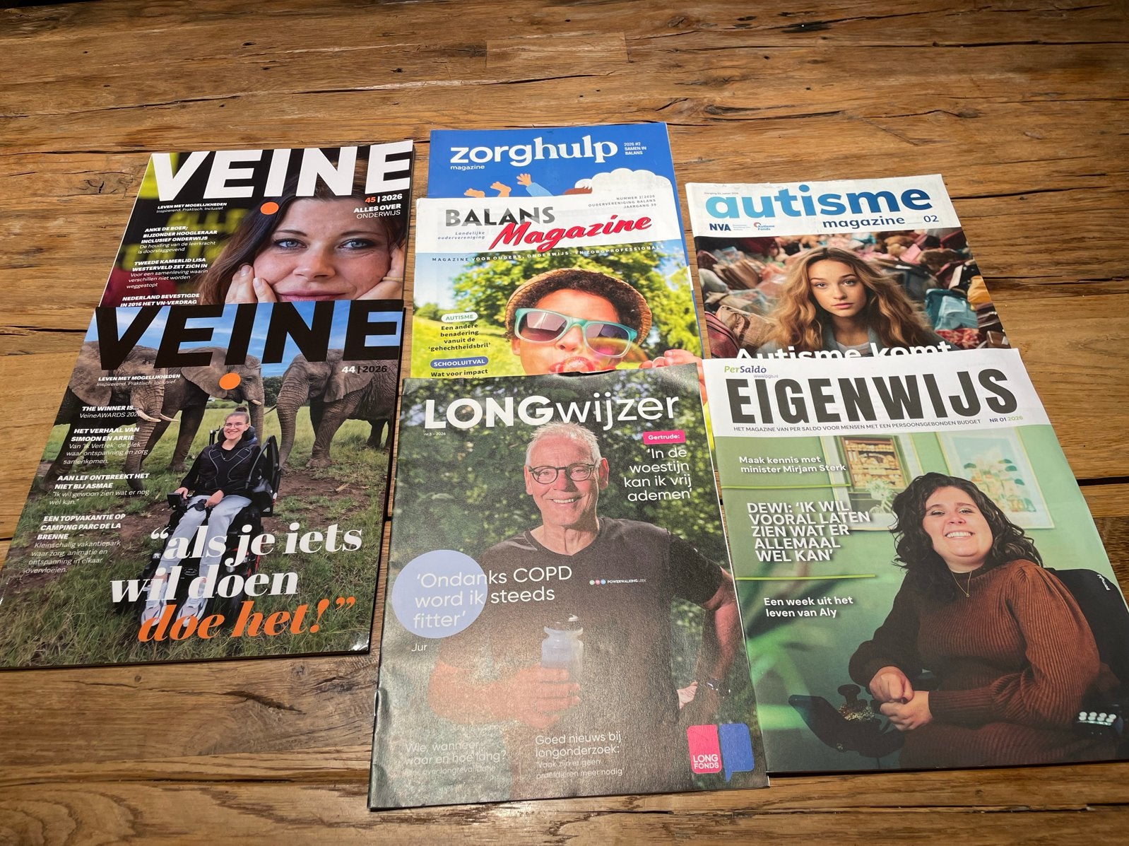 GRATIS Zorg tijdschriften:, Ophalen, Gelezen, Overige typen