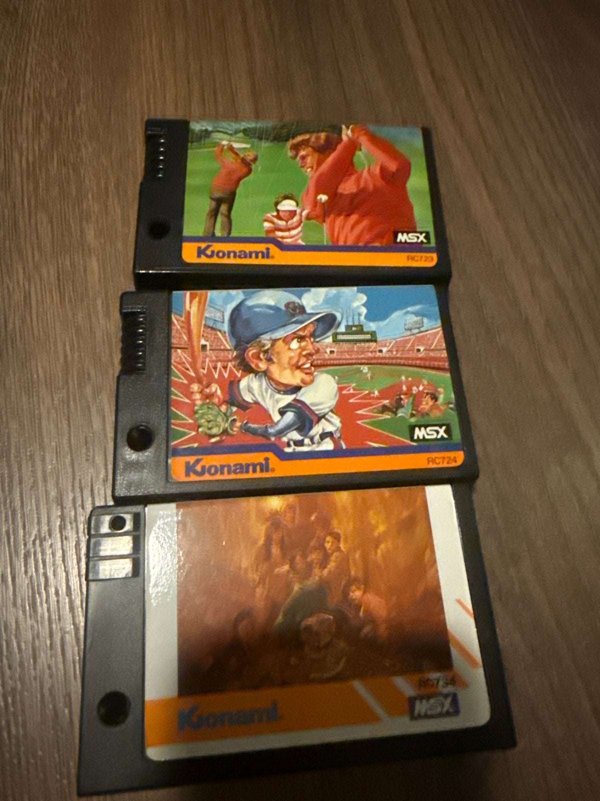 Konami MSX Spellen - Golf, Baseball, The goonies!, Computers en Software, Ophalen of Verzenden