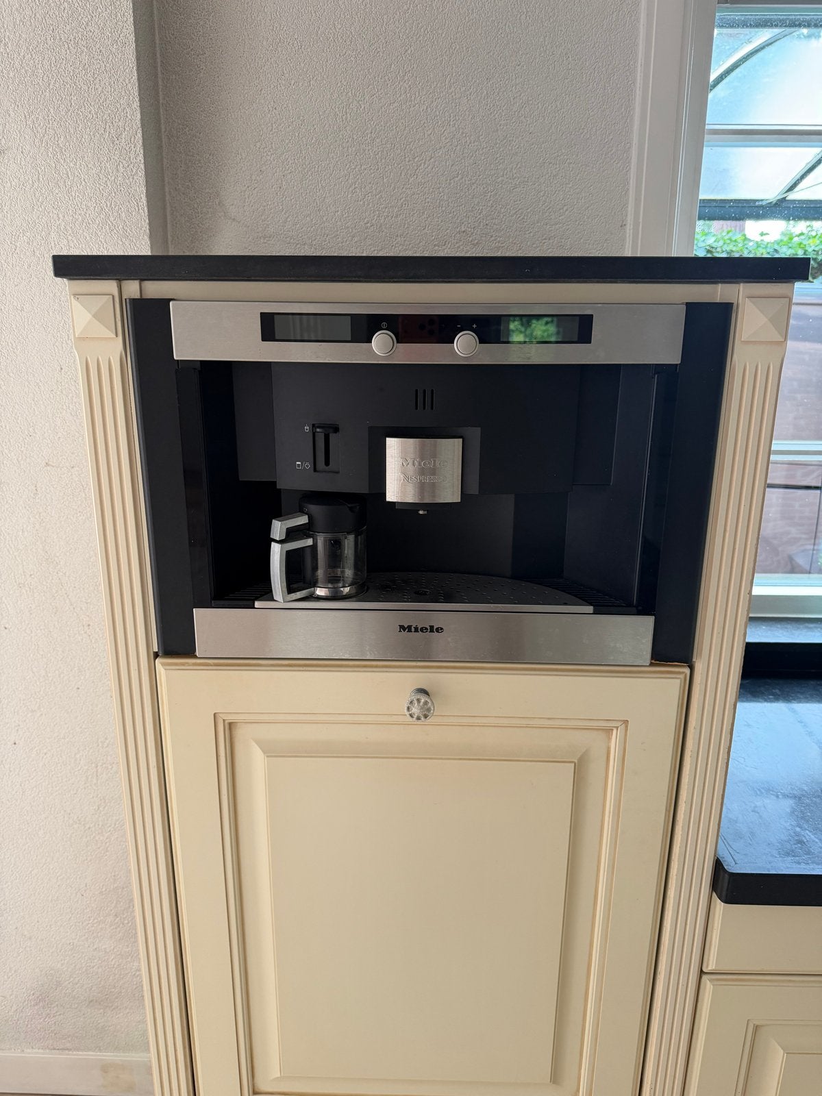 Miele CVA 2650 Inbouw Koffiemachine - Zo goed als nieuw, Ophalen, 10 kopjes of meer, Koffiebonen, Zo goed als nieuw
