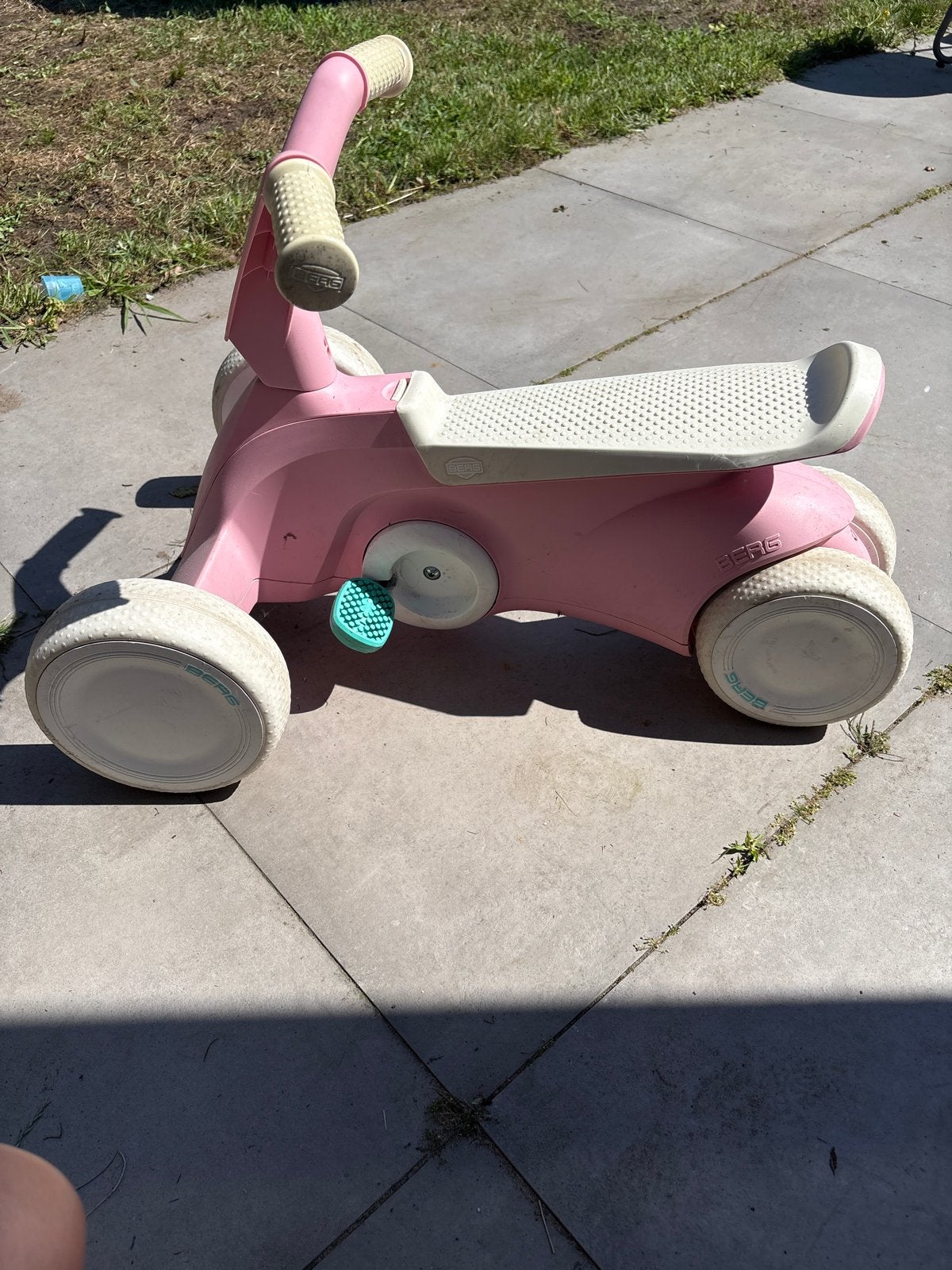 Roze BERG Go² loopfiets/loopauto voor peuters, Ophalen, Gebruikt, Loopfiets