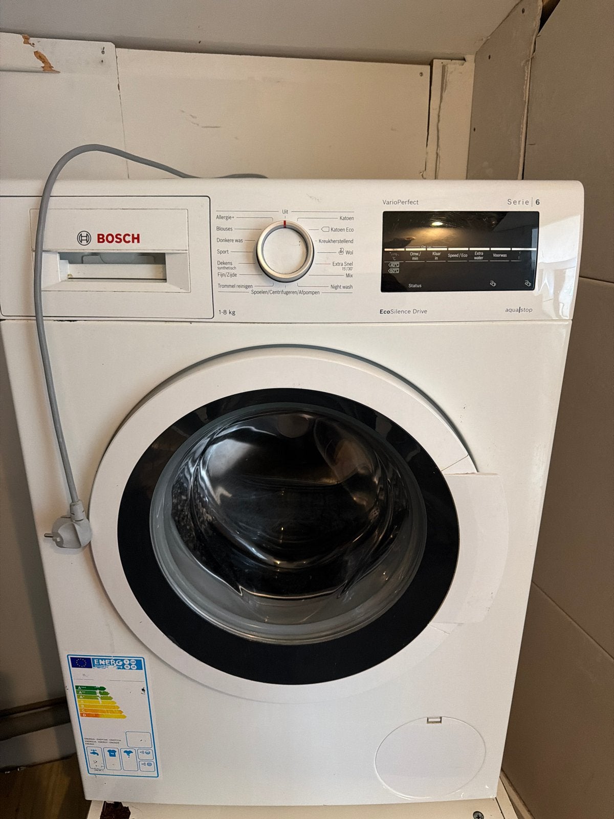 Bosch VarioPerfect Serie 6 Wasmachine - Defect, 6 tot 8 kg, Ophalen of Verzenden, Niet werkend, Voorlader