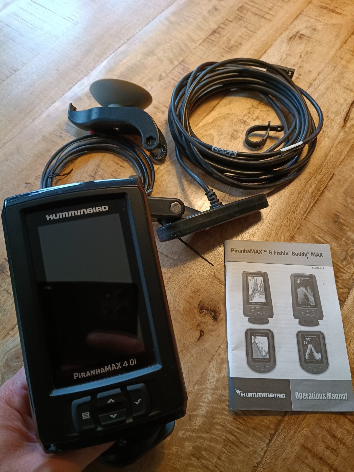 Humminbird PiranhaMAX 4 Down Image Fishfinder, Ophalen of Verzenden, Zo goed als nieuw, Overige typen