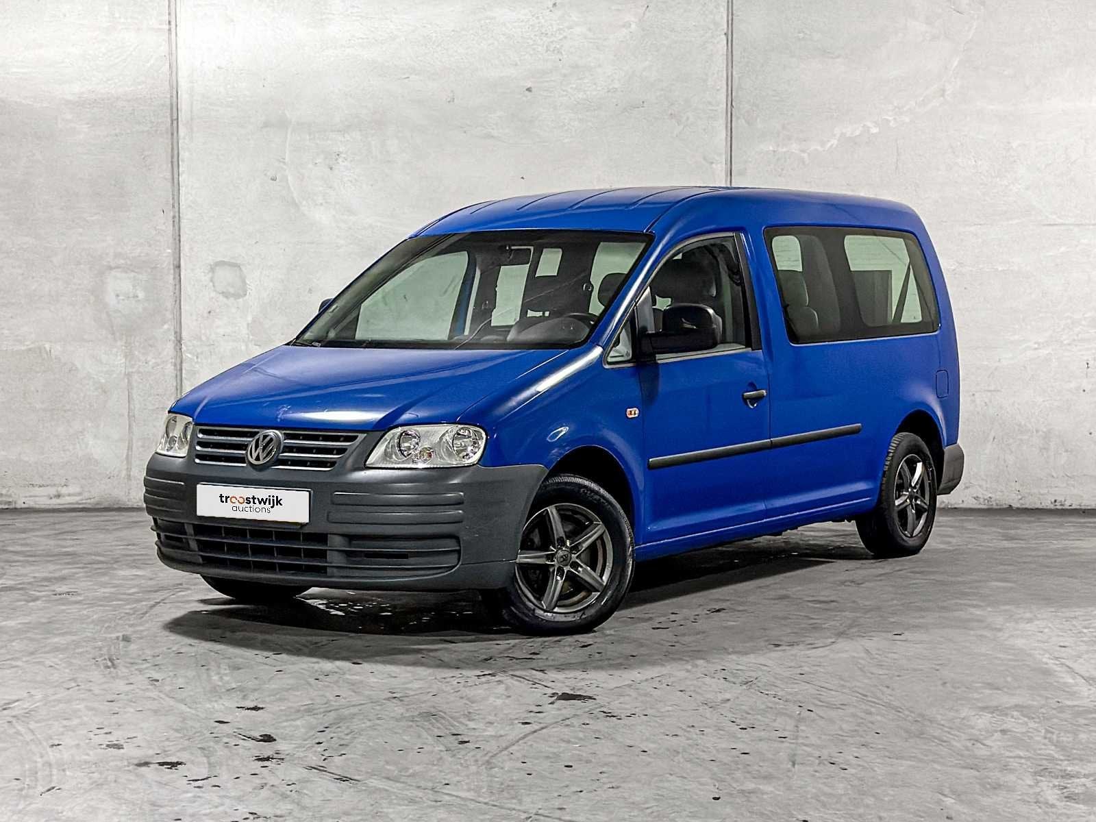 Volkswagen Caddy Maxi 1.9 TDI 5-persoons Roelstoelbus 105pk, Auto's, Volkswagen, Automaat, Euro 5, Gebruikt, Bedrijf