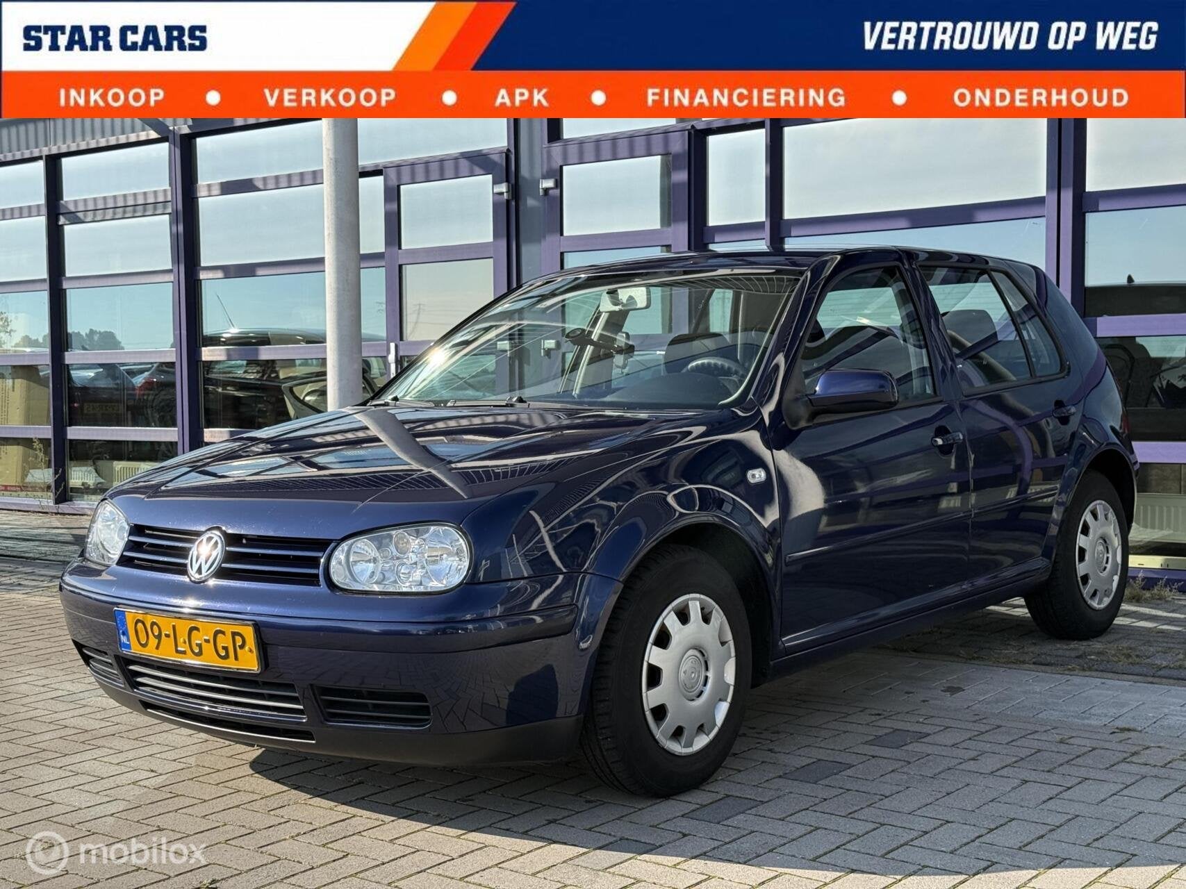 Volkswagen Golf 1.6 Comfortline| Airco| Cruise| AUTOMAAT|APK, Auto's, Gebruikt, 4 cilinders, Blauw, Verwarmde buitenspiegels