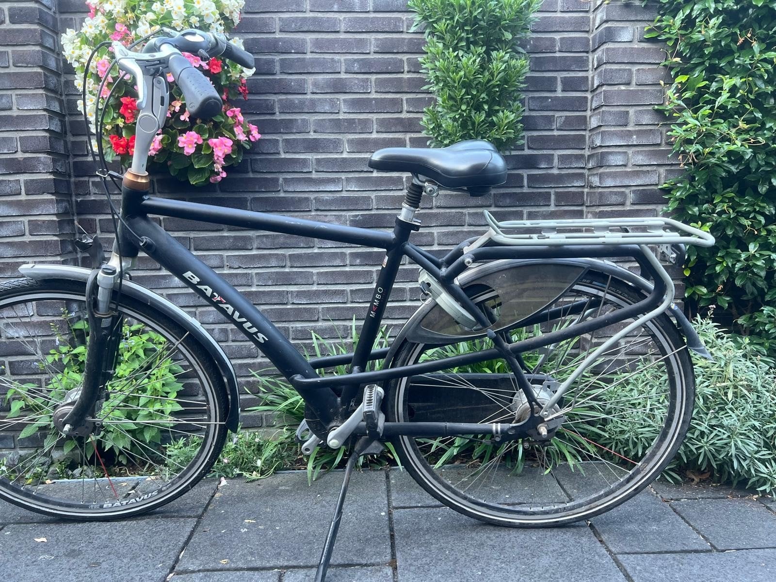Batavus Damesfiets/Herenfiets Framehoogte 50 cm, Ophalen, Gebruikt, Velgrem, Versnellingen