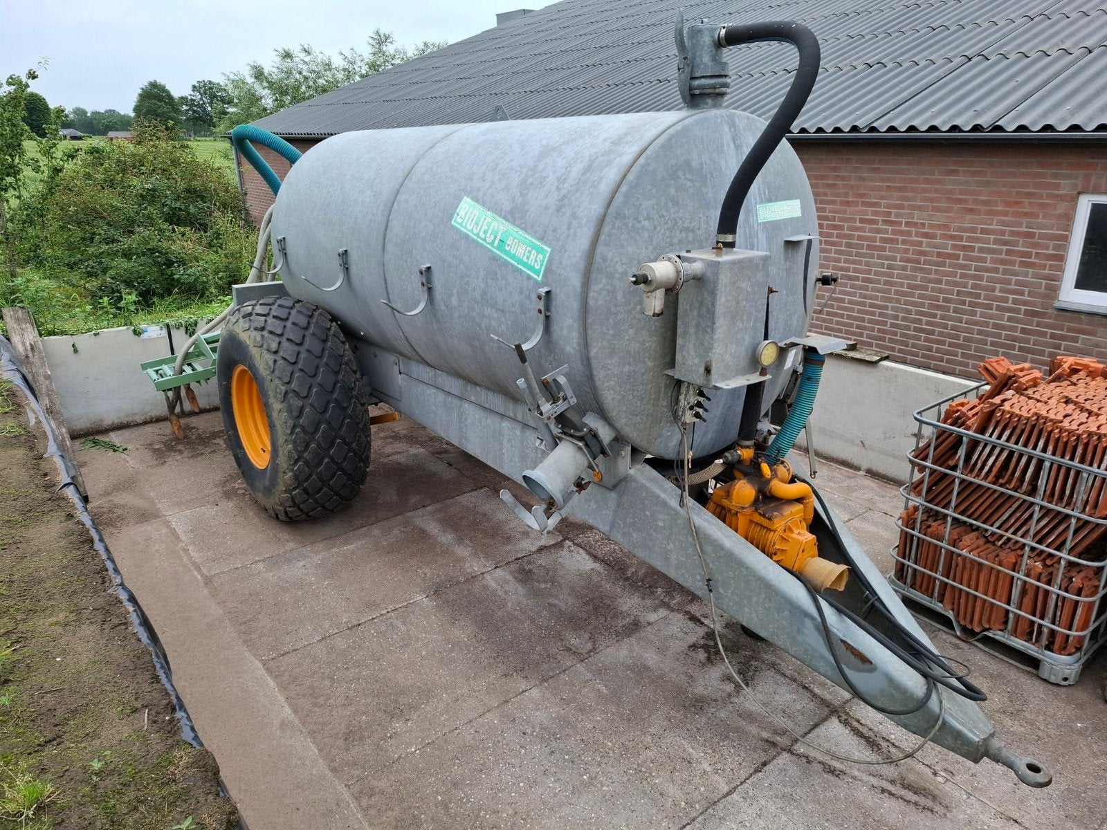 Te koop giertank bioject Bomers 7000, Ophalen of Verzenden, Gewasbescherming en Bemesting