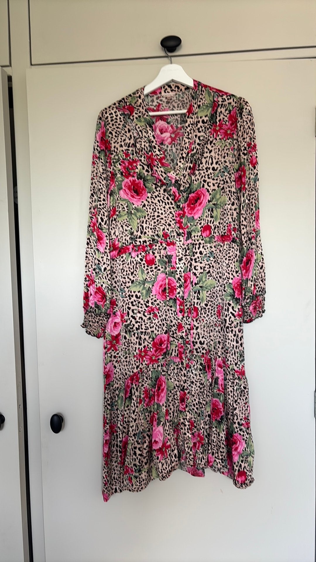 Mooie jurk van Esqualo maat 42, Kleding | Dames, Jurken, Maat 42/44 (L), Ophalen of Verzenden, Zo goed als nieuw, Roze