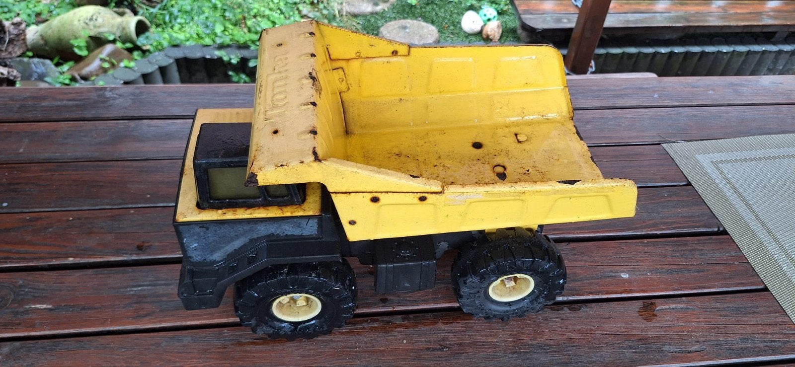 Tonka kiepwagen - Vintage speelgoed, Kinderen en Baby's, Speelgoed | Speelgoedvoertuigen, Ophalen of Verzenden, Gebruikt
