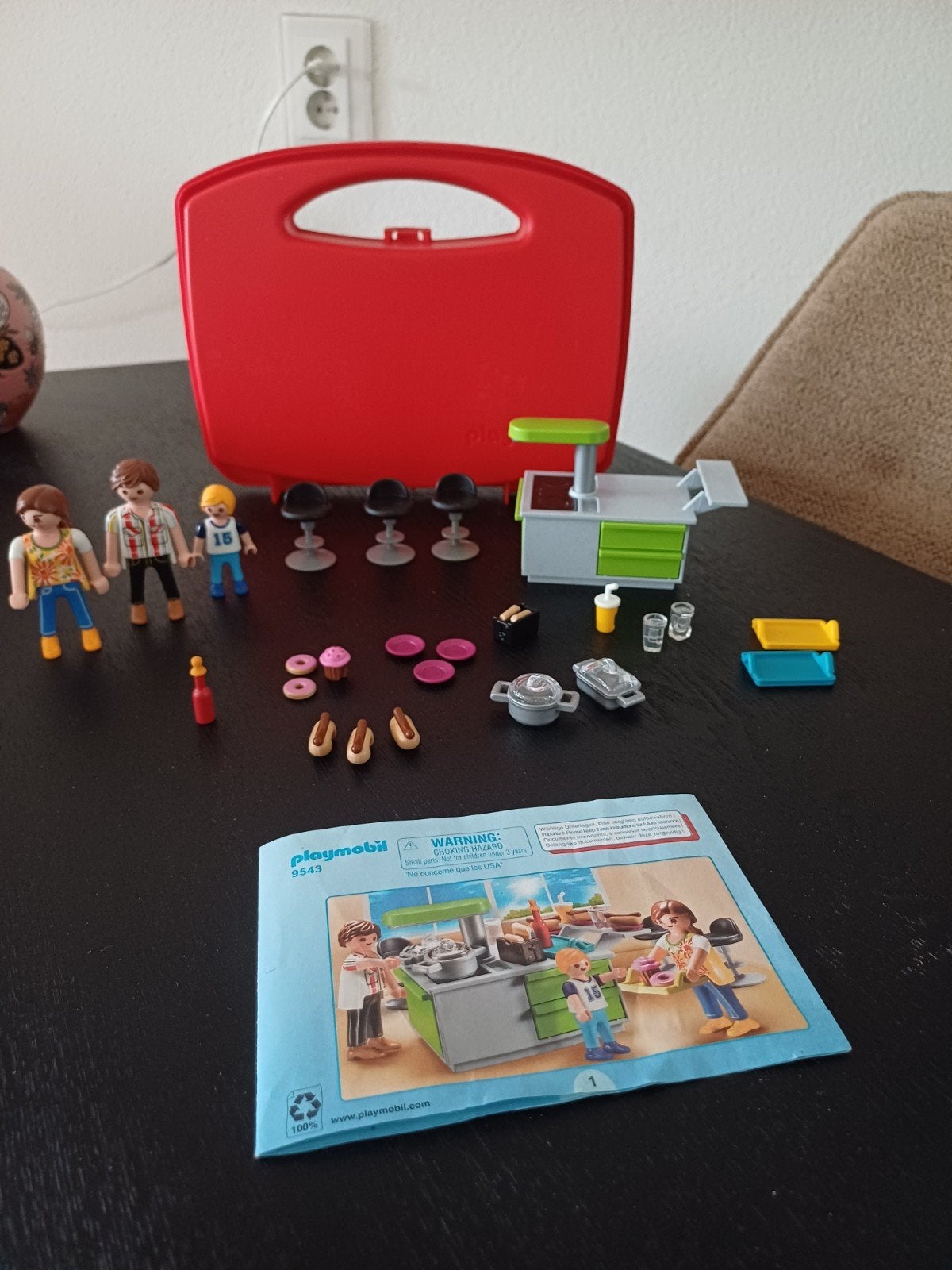 Playmobil koffer compleet 9543, Ophalen of Verzenden, Zo goed als nieuw, Complete set
