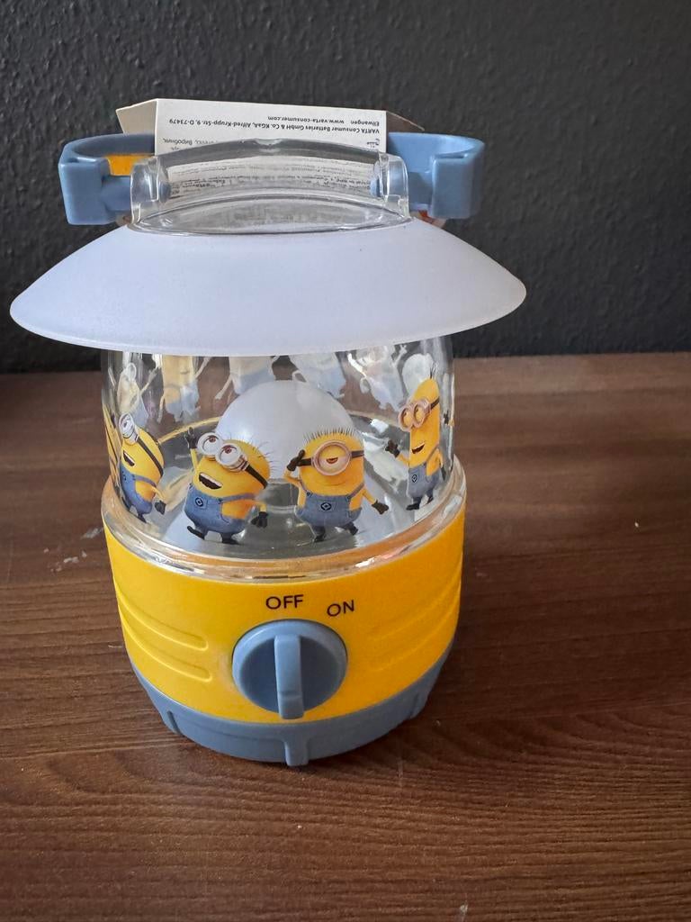 Minion Varta Lantaarn voor Kinderen - Kampeerplezier!, Ophalen of Verzenden, Nieuw, Batterij