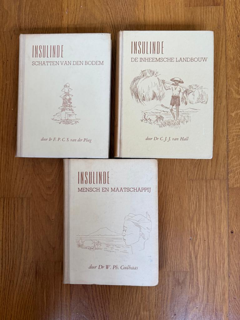 Insulinde, drie boeken., Ophalen of Verzenden, Gelezen, Azië