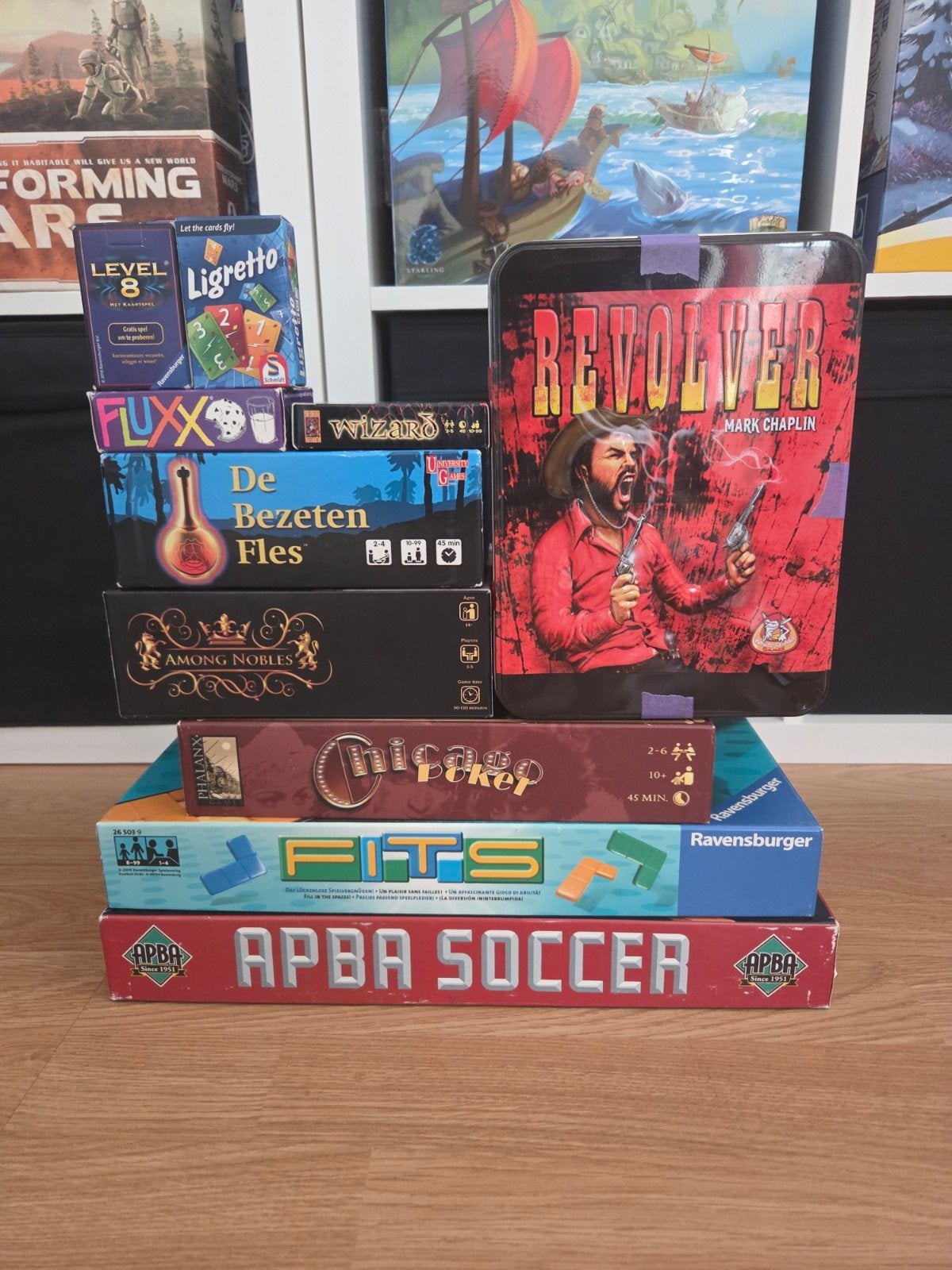 Pakket van 10 moderne kaart- en bordspellen - samen €15,-, Hobby en Vrije tijd, Vijf spelers of meer, Ophalen of Verzenden, Zo goed als nieuw