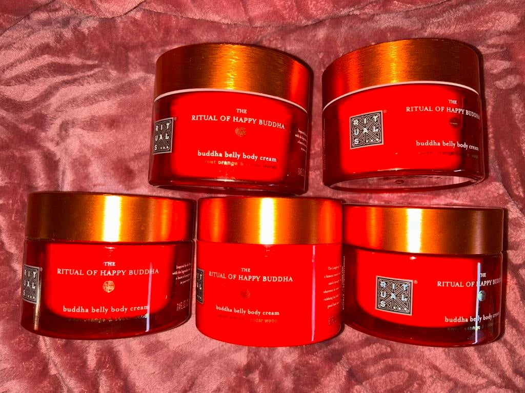 Ritual of Happy Buddha bodycreme 5 stuks, Ophalen of Verzenden, Nieuw