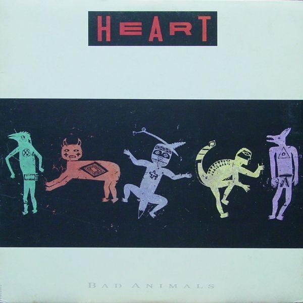 LP  -  HEART  - Bad Animals -, Ophalen of Verzenden, Gebruikt, 12 inch