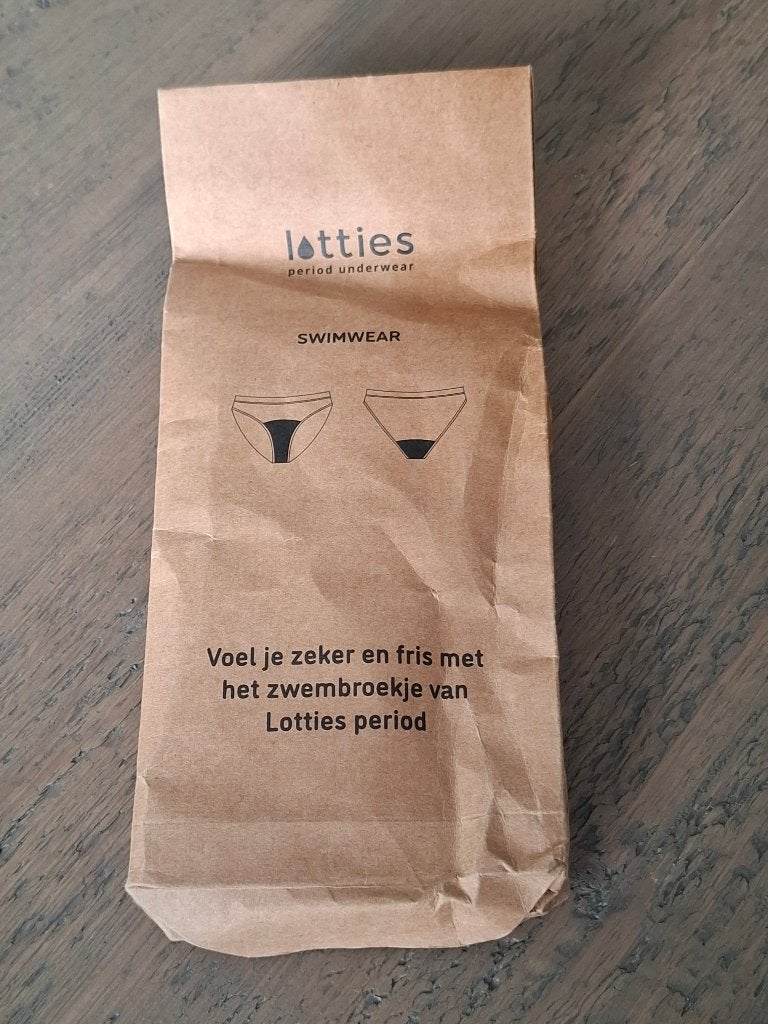 Lotties menstruatie zwem broekje – maat XS, Kleding | Dames, Zwart, Ophalen of Verzenden, Zwembroek of Short, Lotties