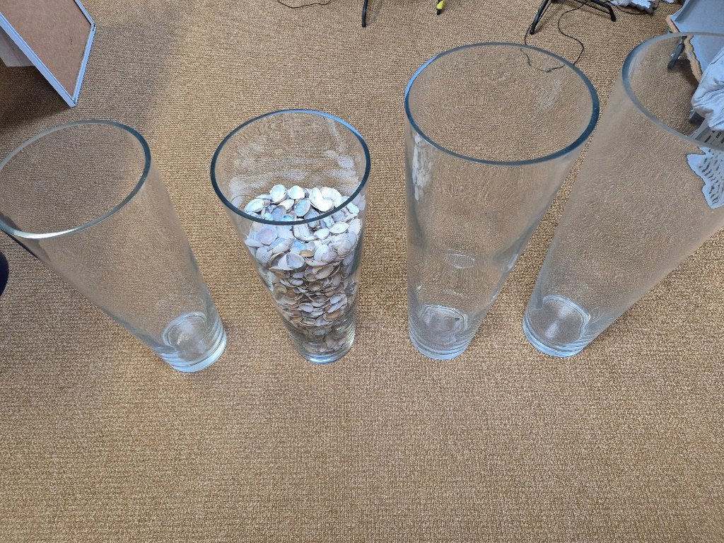 Vazen groot en hoog zeer stevige kwaliteit 60 en 70 cm hoog, Huis en Inrichting, Woonaccessoires | Vazen, Ophalen, Overige kleuren