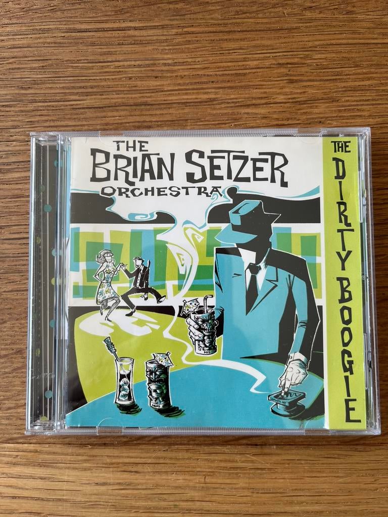 Brian Setzer orchestra, (Stray Cats) the dirty boogie, Ophalen of Verzenden, Zo goed als nieuw, 12 inch, Poprock