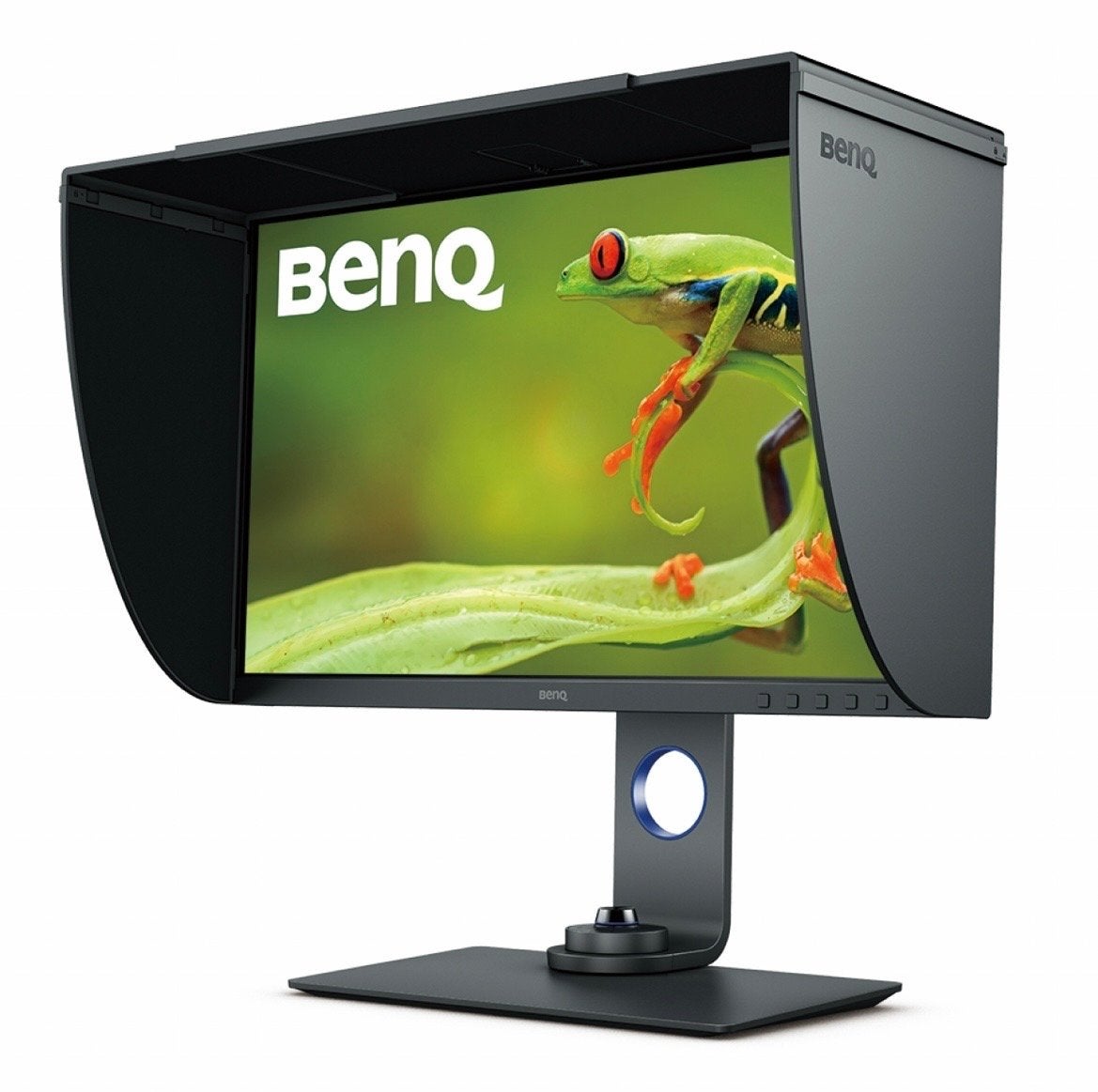 BenQ SW270C 27" 2K Fotograaf Monitor met Shading Hood, Computers en Software, Monitoren, Ophalen, Gebruikt, IPS, In hoogte verstelbaar