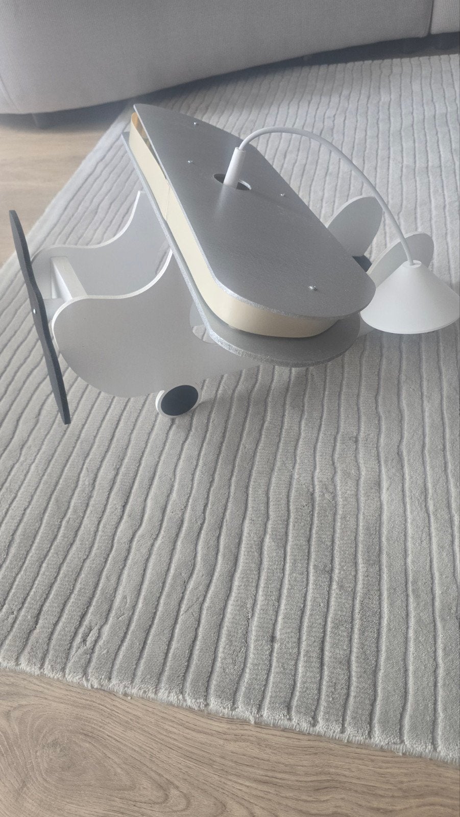 Vliegtuig plafondlamp - Kinderkamer lamp, Ophalen, Gebruikt, Overige materialen, Kinderkamer, Vliegtuig