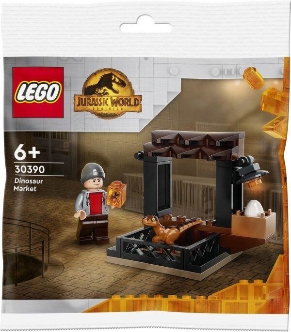 Lego Jurassic World: 30390 Dinosaurus Markt (Polybag), ., Nieuw, Ophalen of Verzenden, .