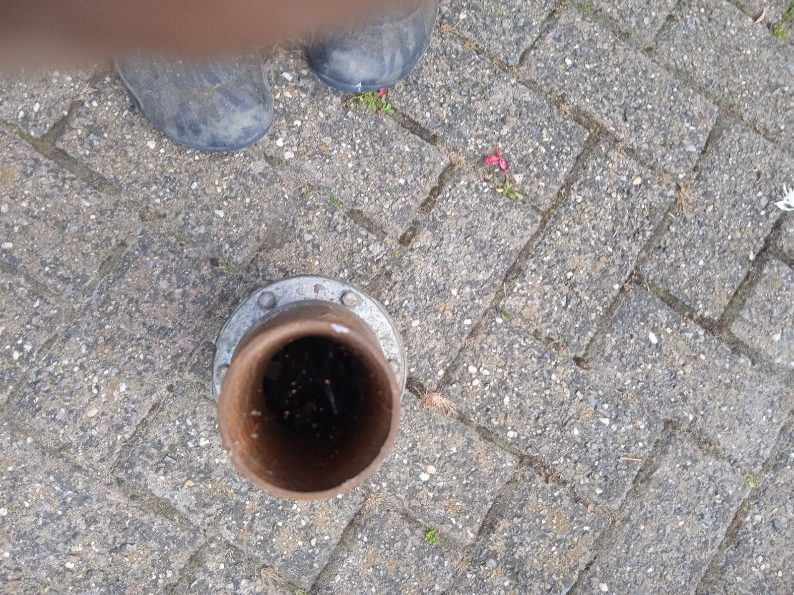 Voetklep met aanzuigslang voor waterpomp, Tuin en Terras, Ophalen of Verzenden, Gebruikt, Overige typen
