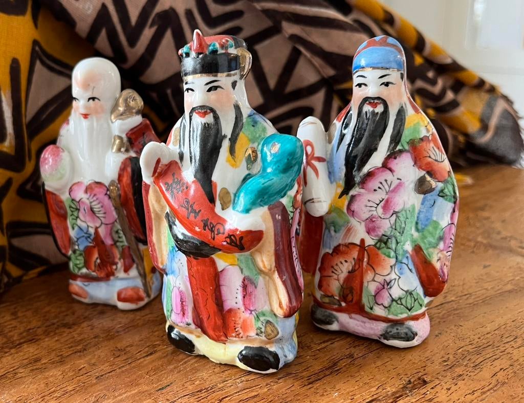 Fu Lu Shou geluksgoden, Ophalen of Verzenden