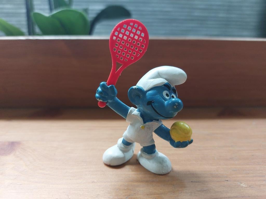 Tennis smurf 20093 De Smurfen, Verzamelen, Smurfen, Ophalen of Verzenden