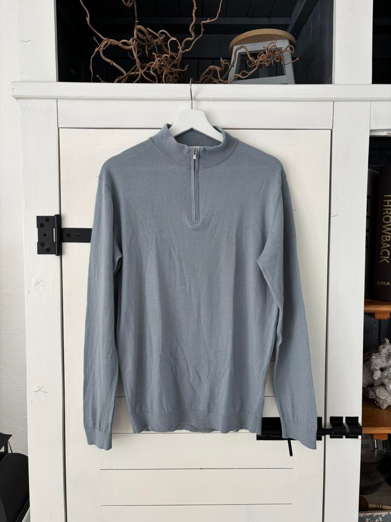 Gold by Gentiluomo merino wol trui (zip) M/L, Kleding | Heren, Truien en Vesten, Overige kleuren, Maat 48/50 (M), Ophalen of Verzenden