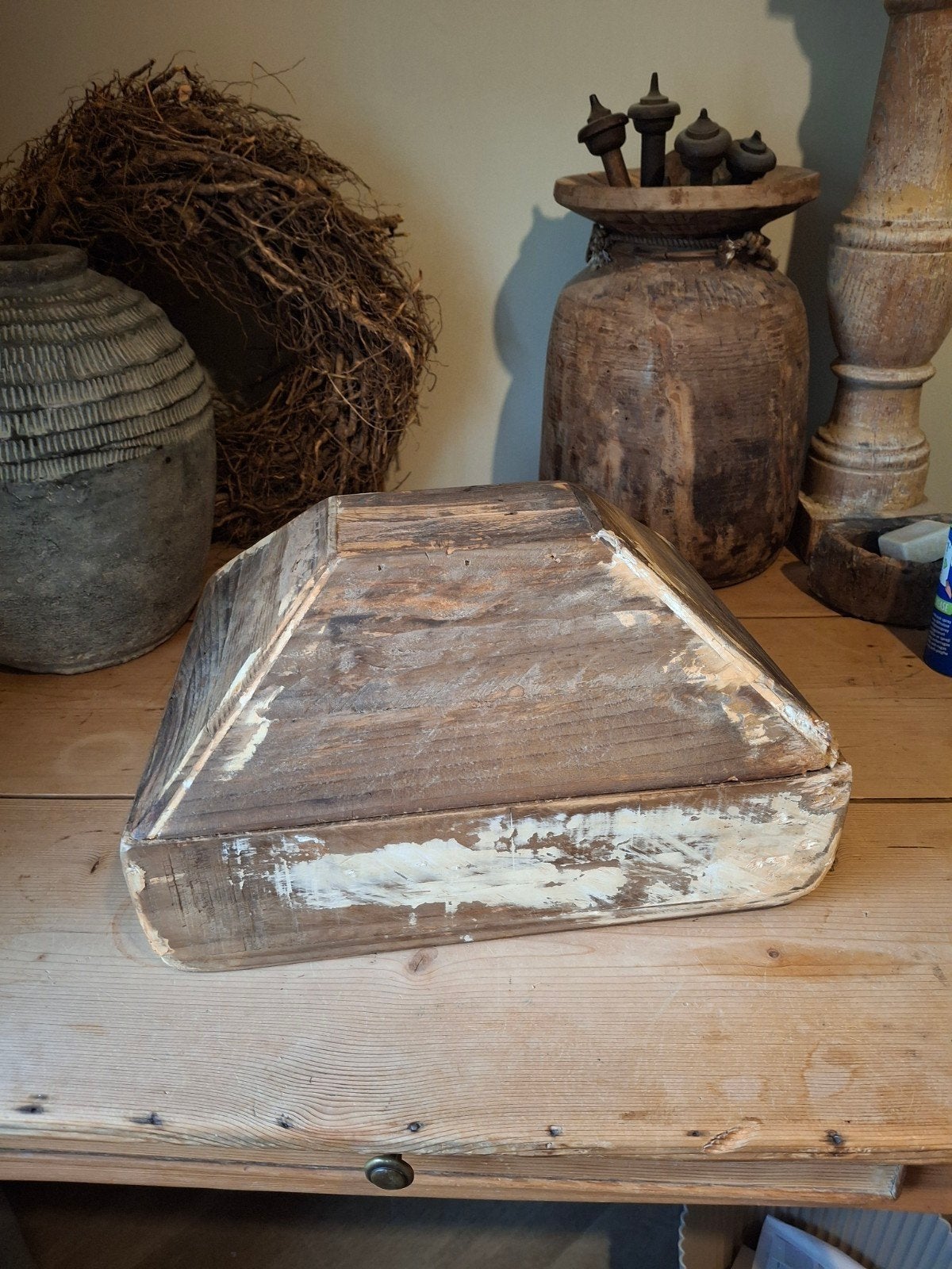 Houten kistje met charme - handige opberger, Ophalen