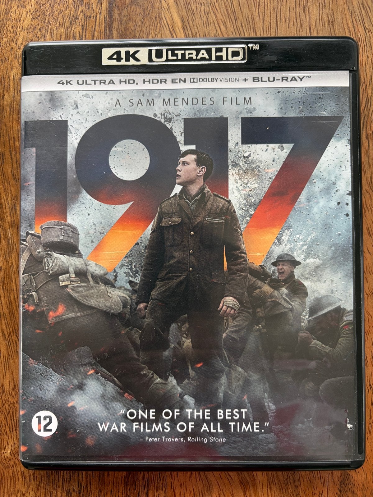 1917 4K Ultra HD + Blu-ray NL subs - Zeldzaam - Dolby Atmos, Ophalen, Zo goed als nieuw, Actie