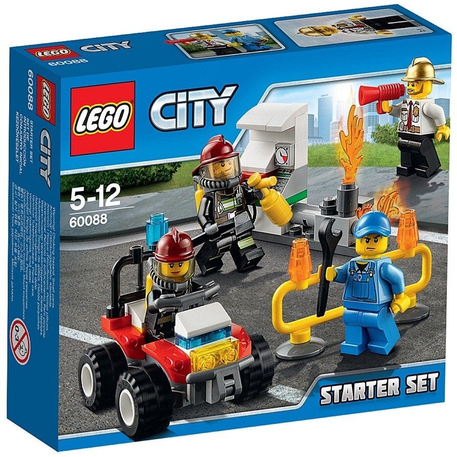LEGO City 60088 Brandweer Startset         * 't LEGOhuis *, Lego, Nieuw, Ophalen of Verzenden, X