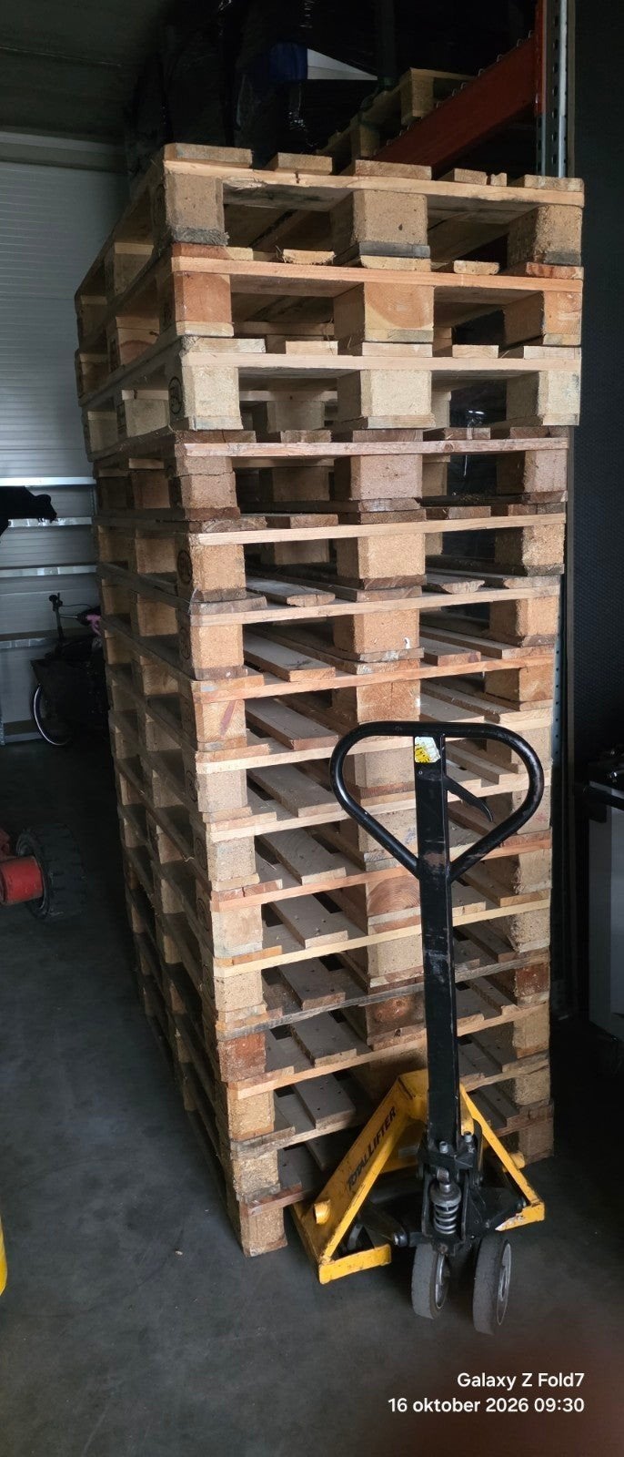 Nette Europallet pallets 120x80 te koop, Ophalen, Gebruikt, Minder dan 25 mm, Pallet