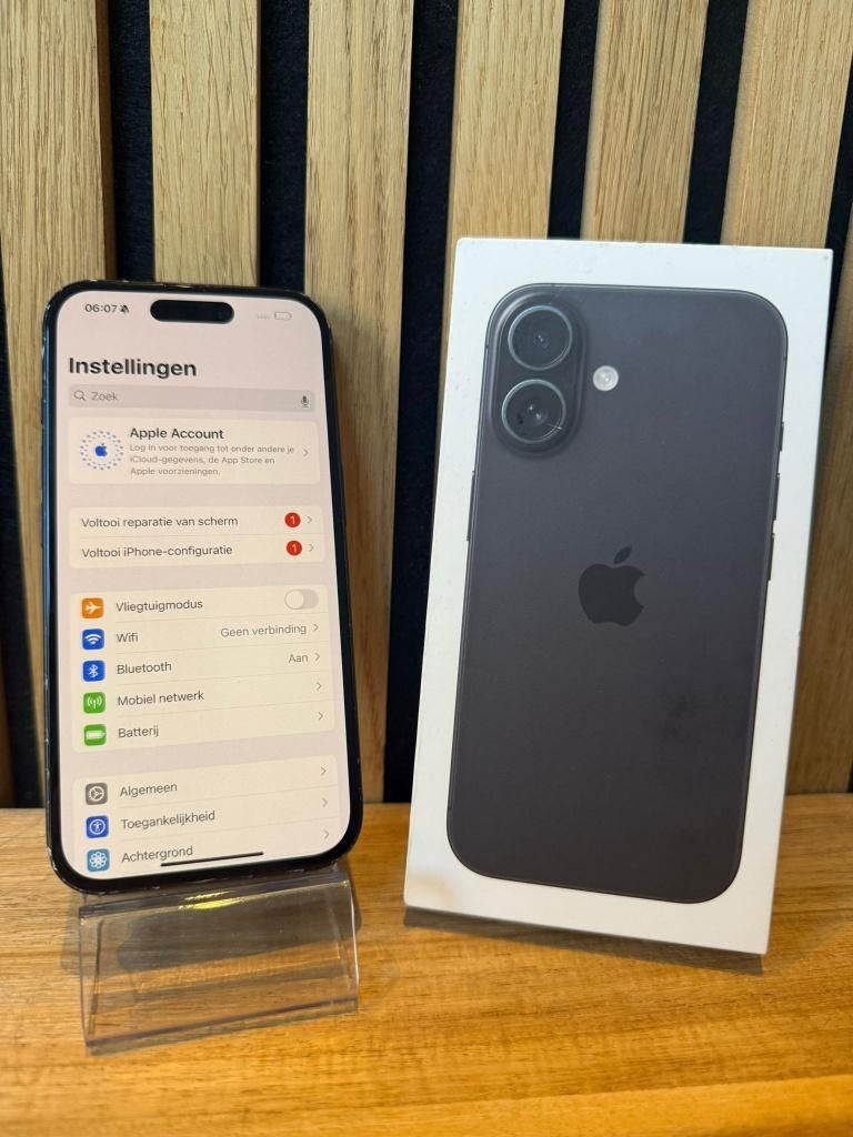 Iphone 16 | Refurbished | 100% Batterij | 6 Maanden Garantie, Telecommunicatie, Mobiele telefoons | Hoesjes en Frontjes | Apple iPhone