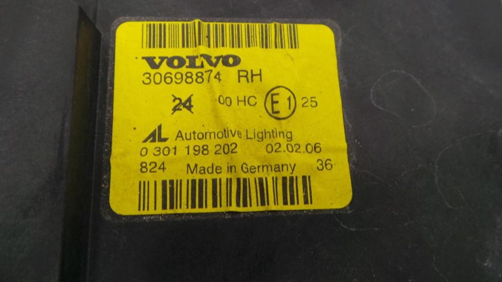 VOLVO V50  1.8 Elite   KOPLAMP R 2008, Auto-onderdelen, Ophalen of Verzenden, Gebruikt, ARN erkend