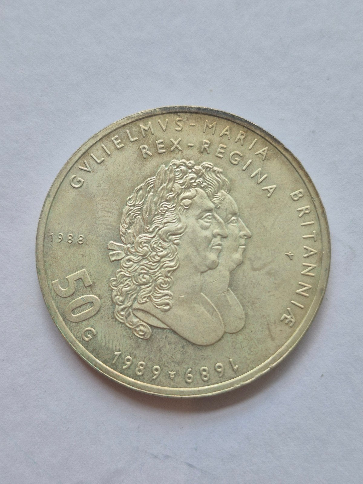 50 Gulden Koningin Beatrix 1988, Ophalen of Verzenden, Koningin Beatrix, 50 gulden, Losse munt