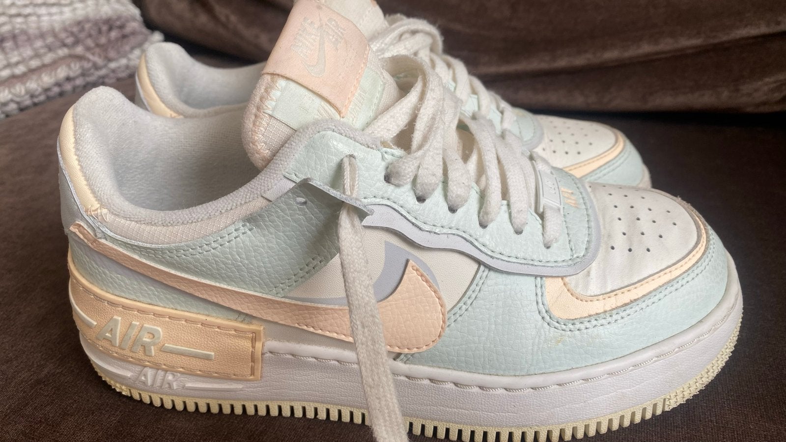 Nike Air Force 1 Shadow Maat 39 Pastel Oranje, Kleding | Dames, Schoenen, Ophalen of Verzenden, Oranje, Sneakers of Gympen