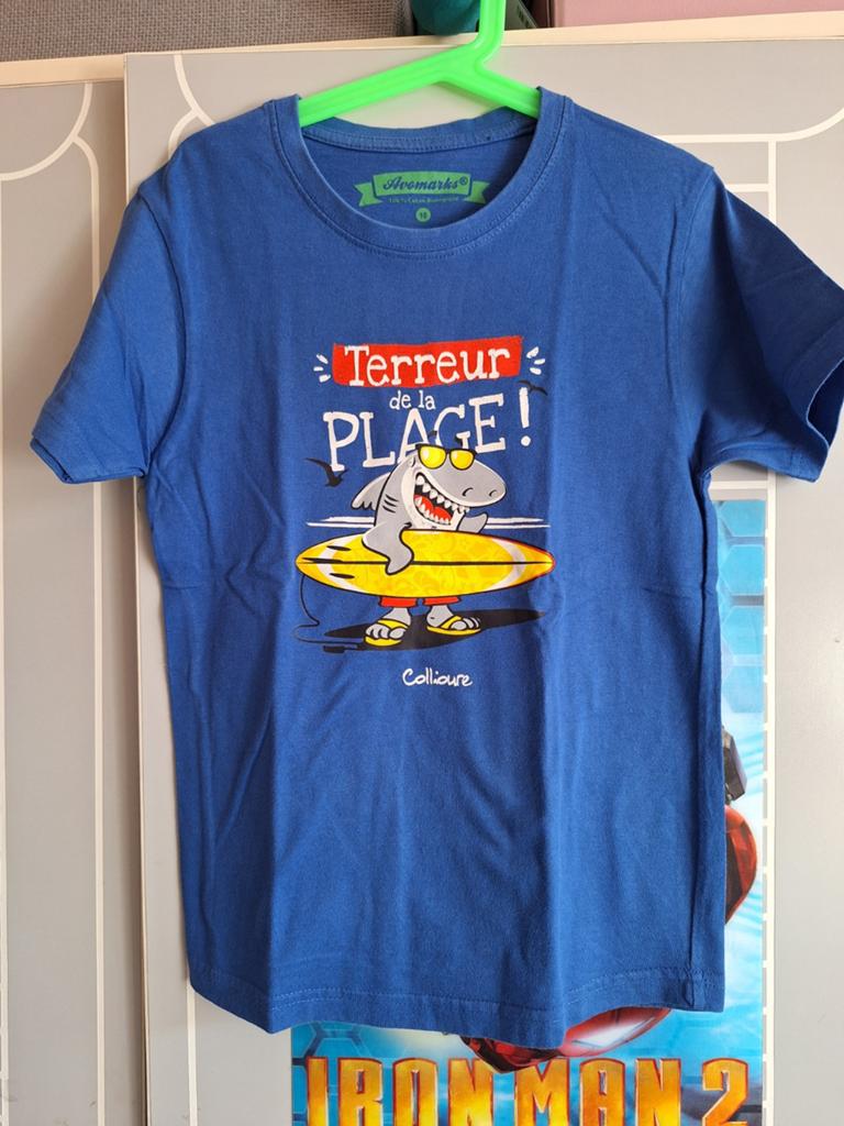 Leuk zomers shirtje mt 140, Kinderen en Baby's, Kinderkleding | Maat 140, Ophalen of Verzenden, Zo goed als nieuw, Shirt of Longsleeve