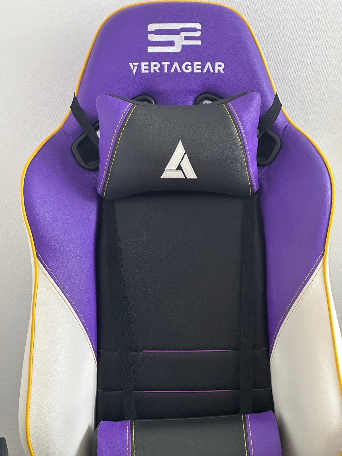 Vertagear Gaming Bureaustoel - Paars, Wit, Zwart, Ophalen, Paars, Zo goed als nieuw, Bureaustoel