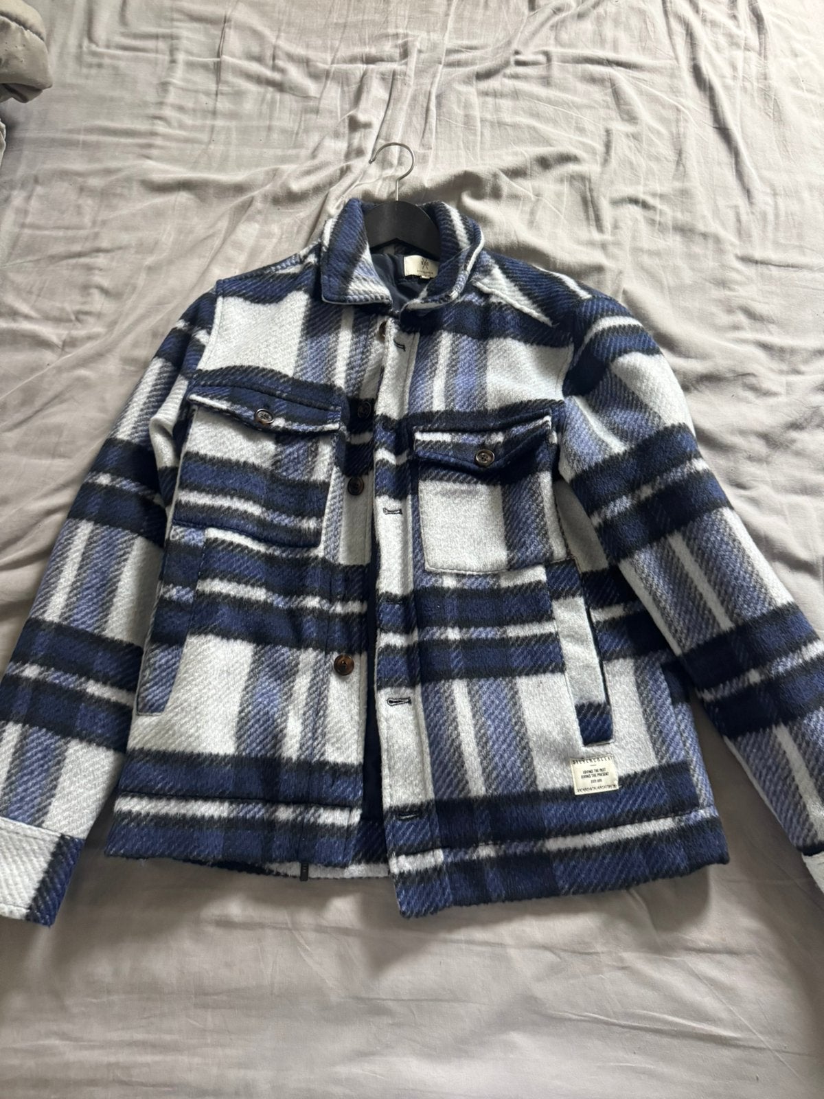 Heren jas, Kleding | Dames, Jassen | Winter, Ophalen, Zo goed als nieuw, Maat 36 (S), Blauw