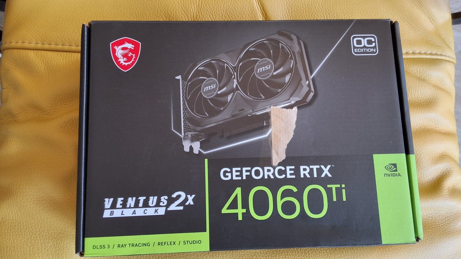 MSI GeForce RTX 4060 Ti 16 GB VENTUS 2X BLACK OC Edition, Computers en Software, Videokaarten, Nieuw, Nvidia, PCI-Express 4.0