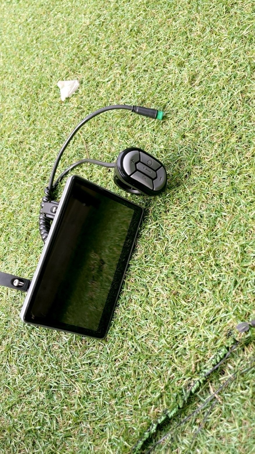 Fietscomputer met display en bediening, Ophalen, Zo goed als nieuw