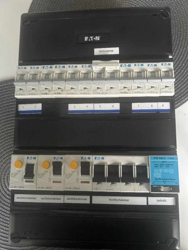 ETN groepenkast 3 fase, Ophalen, Zo goed als nieuw, Eaton, Groepenkast