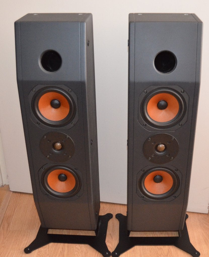 Monolite Gold Wall S Reference luidsprekers, Audio, Tv en Foto, Luidsprekers, Stereo speakers, Gebruikt, 60 tot 120 watt, Geschikt voor surround/home cinema