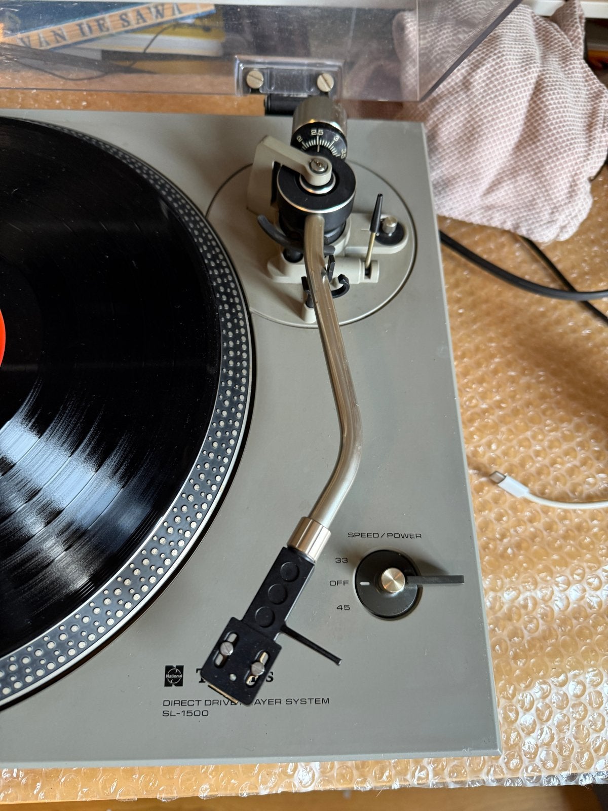 Foto 3 van Technics SL-1500 Direct Drive Platenspeler - Perfect Werkend