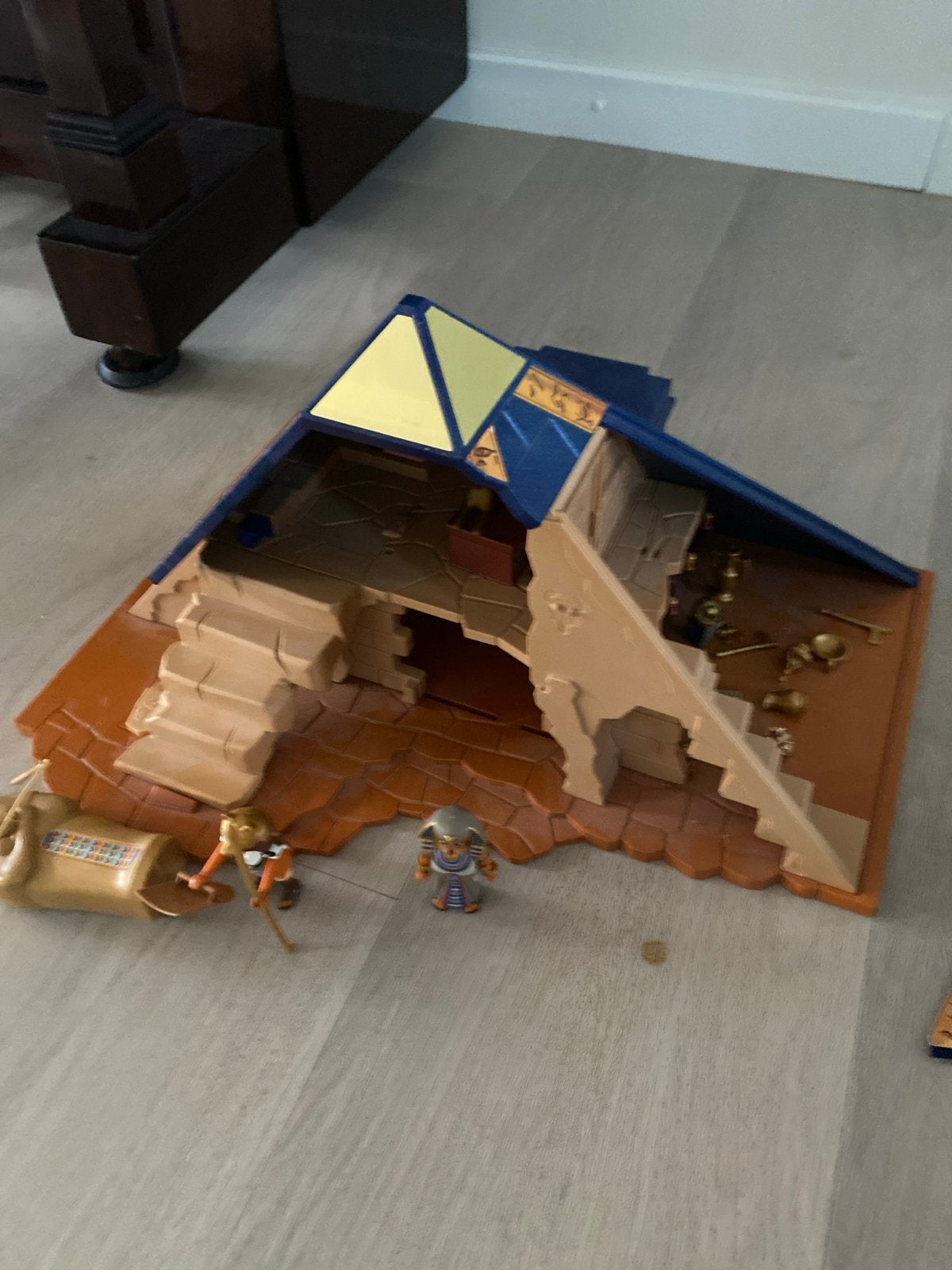 Playmobil Piramide met schatten en figuren, Ophalen, Gebruikt, Jongen of Meisje