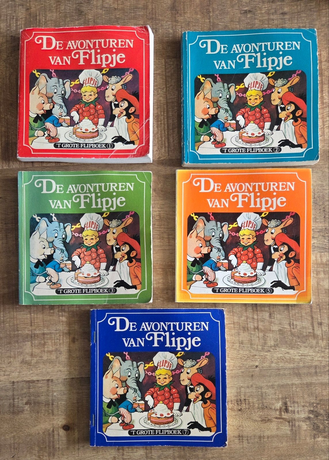 de avonturen van Flipje en De Kachelpijp - Oude boekjes, Ophalen of Verzenden, Gelezen, Flipje Tiel, Sprookjes