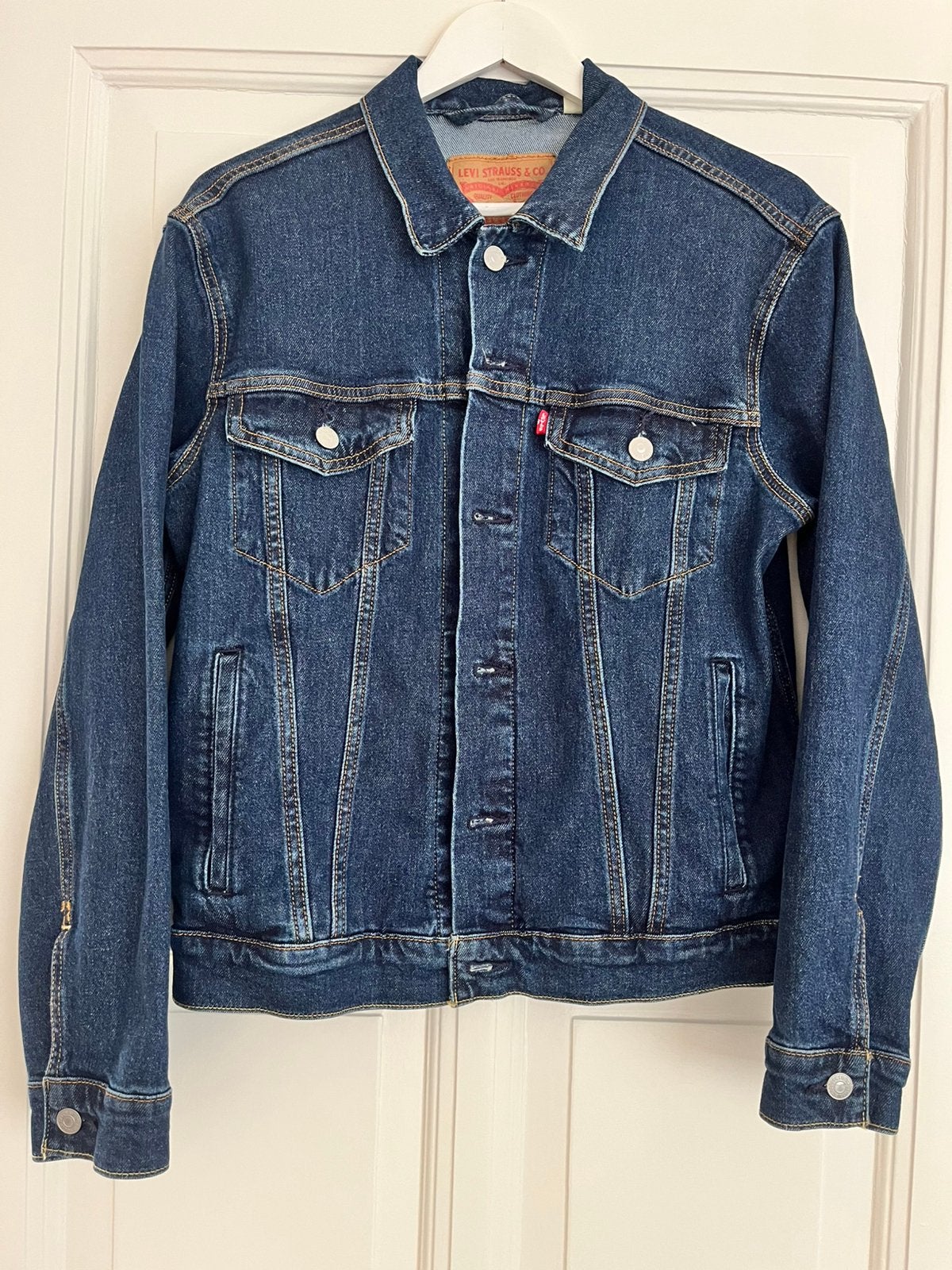 Levi’s spijkerjack, Kleding | Dames, Jassen | Zomer, Ophalen of Verzenden, Zo goed als nieuw, Blauw