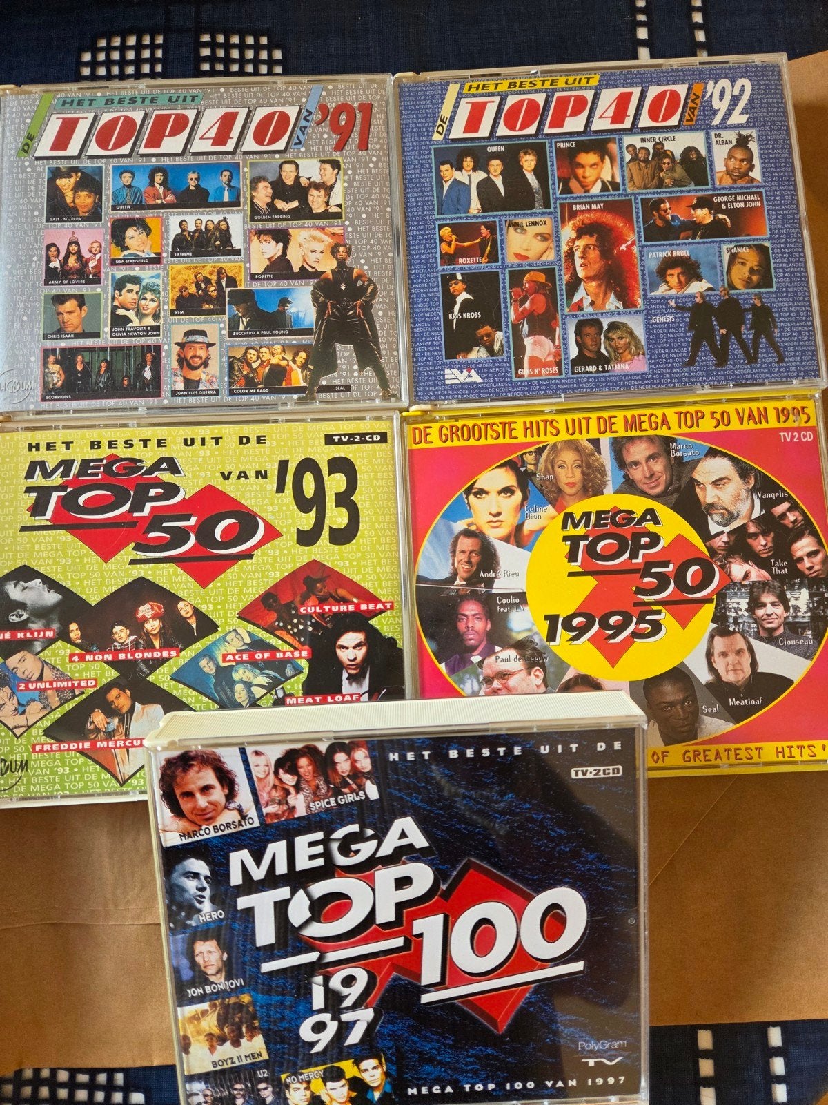 Mega Top 50, Top 40 en Mega Top 100 CD's uit de jaren '90, Cd's en Dvd's, Gebruikt, Ophalen of Verzenden, Verzamelalbum, Pop