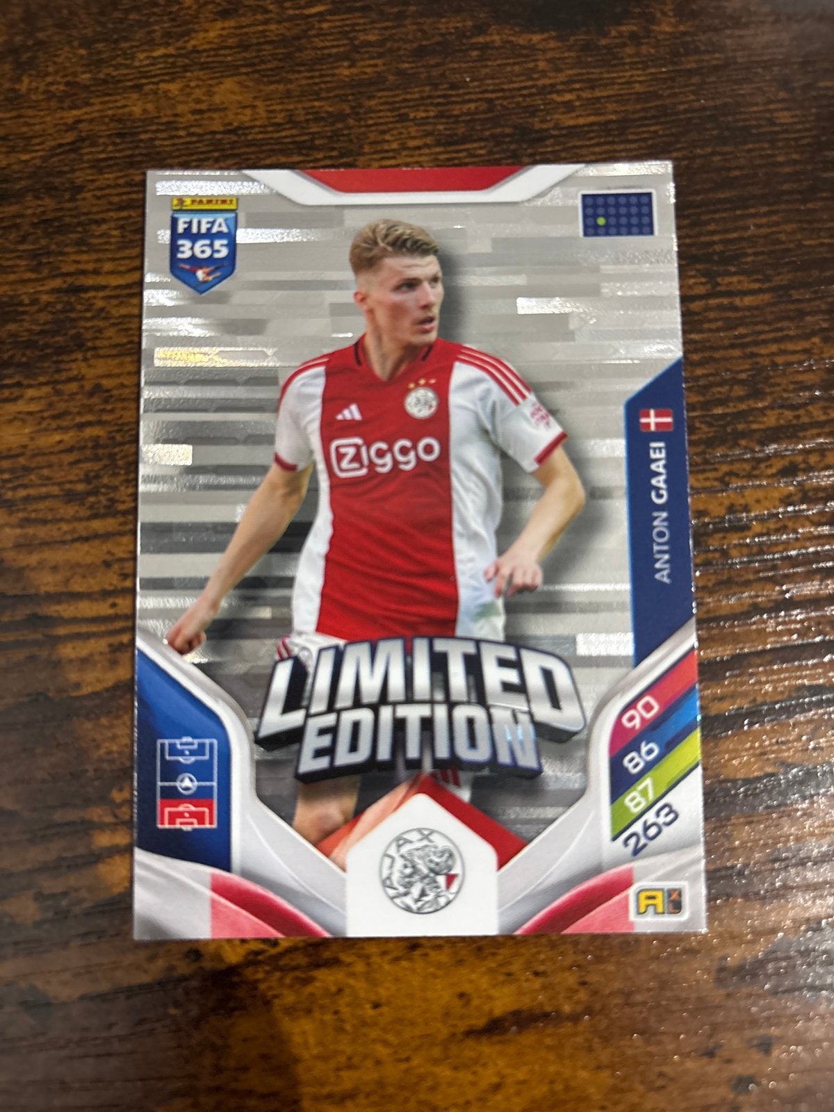 Panini FIFA 365 Limited Edition Anton Gaaei Ajax kaart, Ophalen of Verzenden, Zo goed als nieuw, Ajax, Spelerskaart